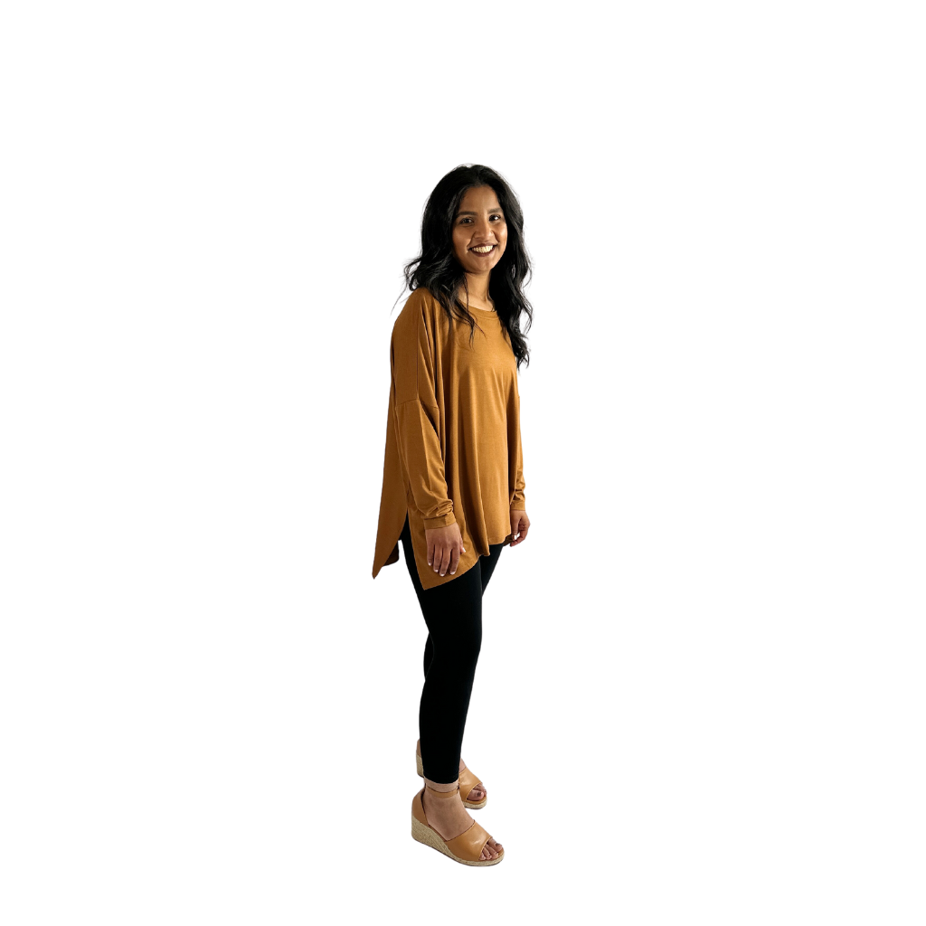 Isabel Top | Camel Aspen | L