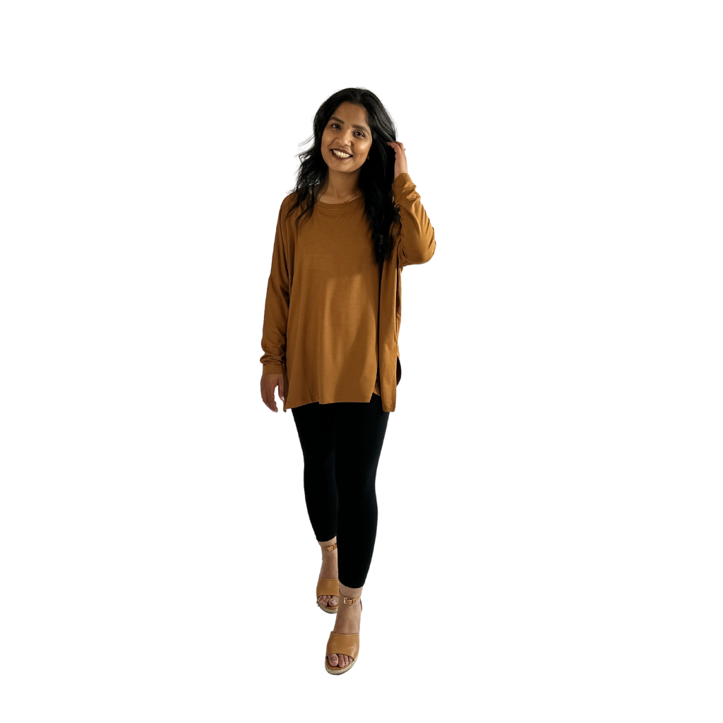 Isabel Top | Camel Aspen | L
