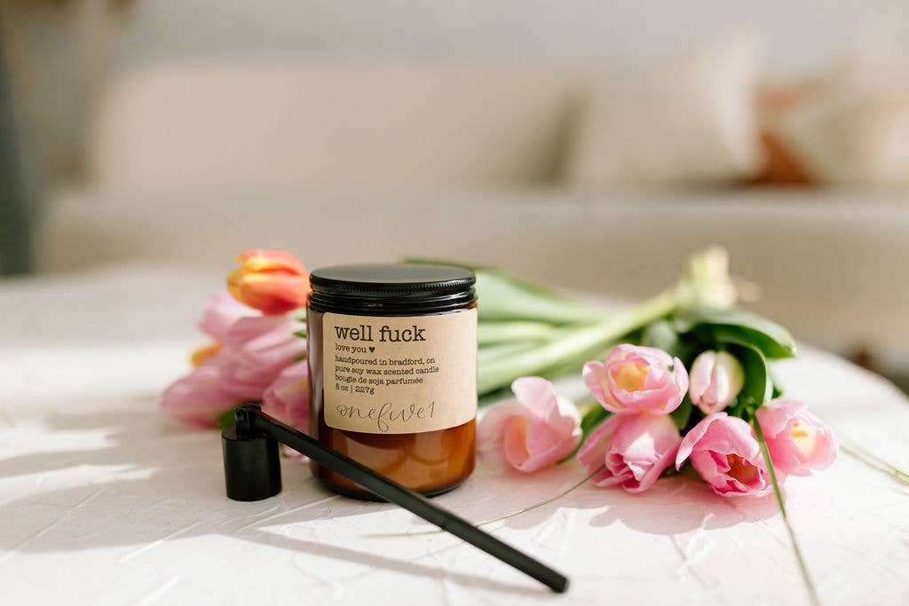 Well fuck -soy wax candle SAY IT WITH A CANDLE GIFT: Celebration- sparkling champagne