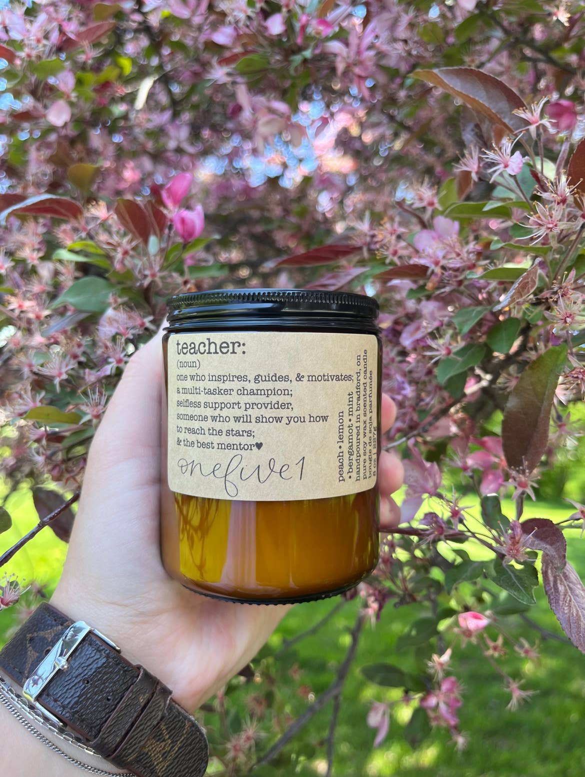 Teacher definition soy candle TEACHER GIFT IDEA