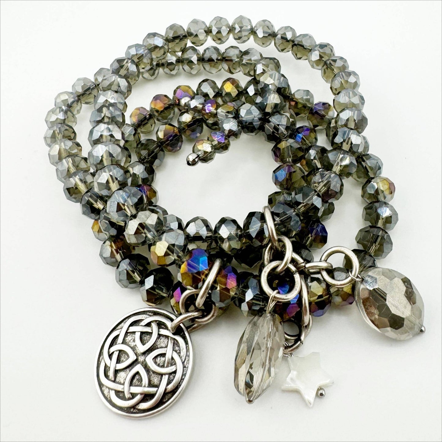 WARRIOR | CELTIC KNOT | Crystal Boho Wrap: Gold / S/M