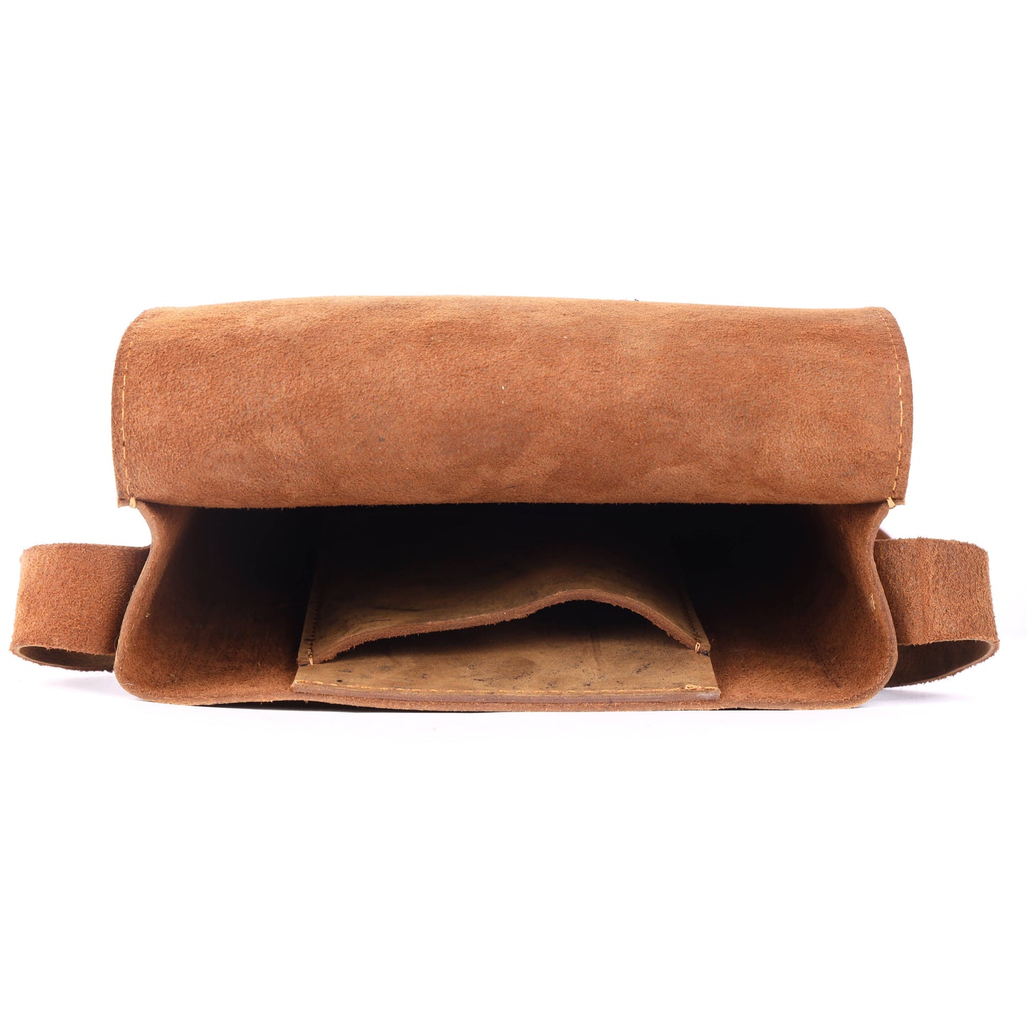 Genuine Leather Sling Crossbody bag - Brown (Messenger Bag)