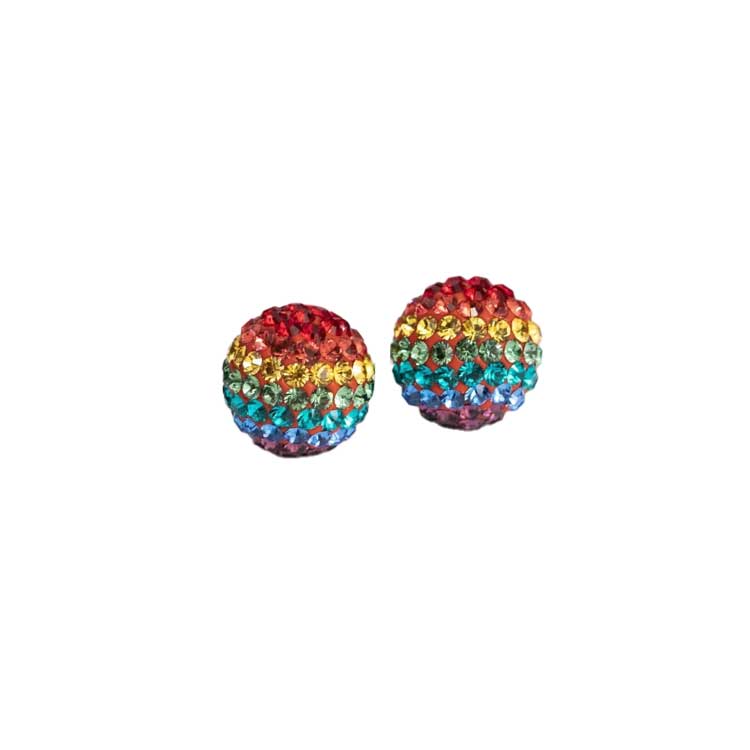 10mm Sparkle Ball Stud Earring