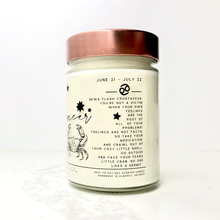 Zodiac Birthday Month Candle Collection, Funny Zodiac Candle