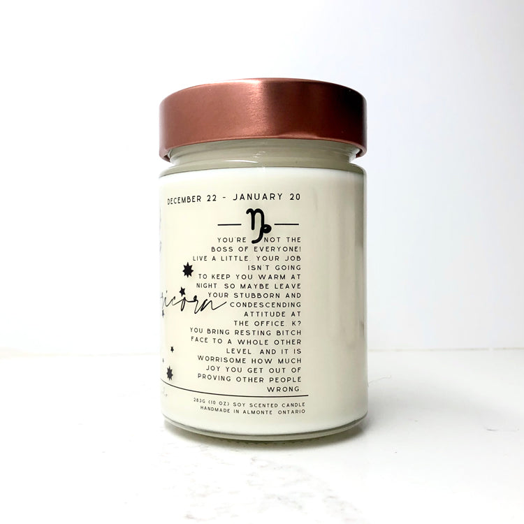 Zodiac Birthday Month Candle Collection, Funny Zodiac Candle