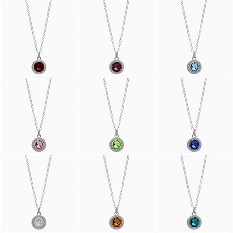Crystal Birthstone Necklace