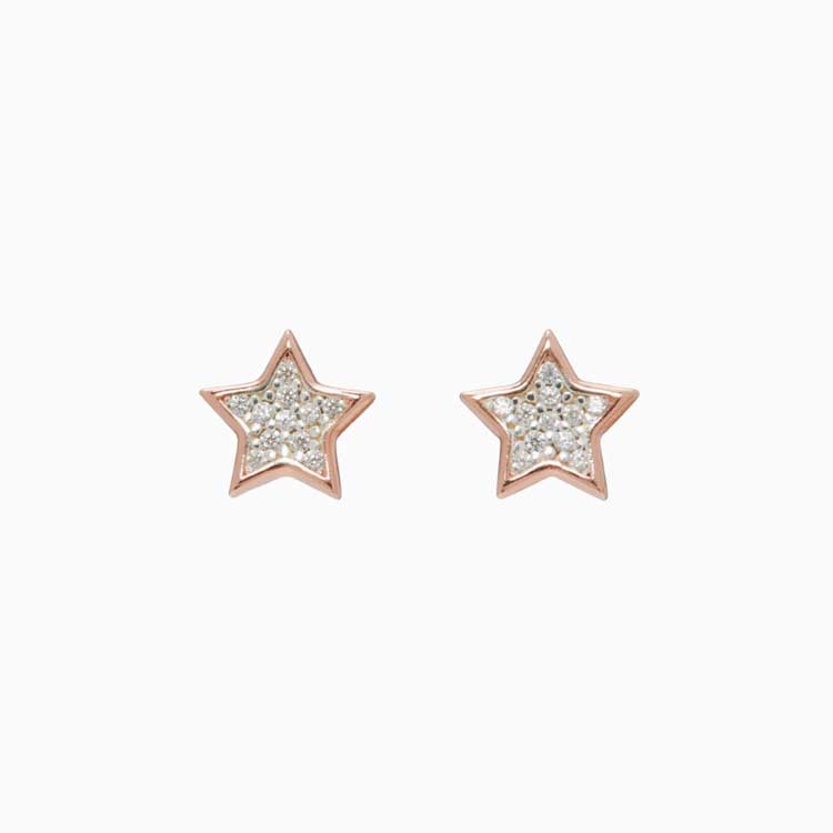 Mini Pavé Stud Earring