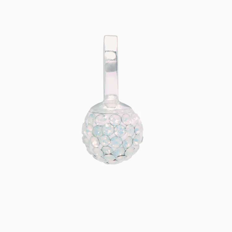 6mm Birthstone Sparkle Ball Charm