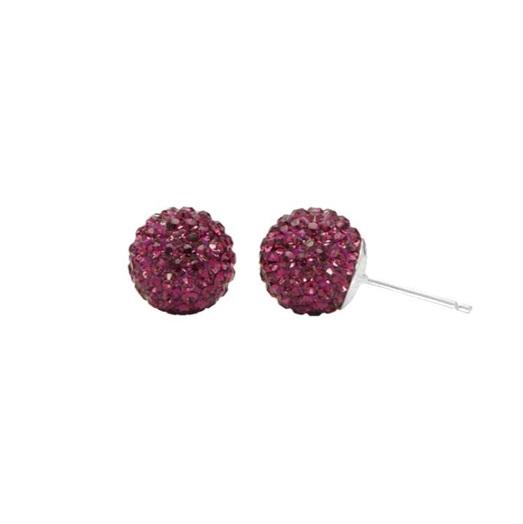10mm Sparkle Ball Stud Earring