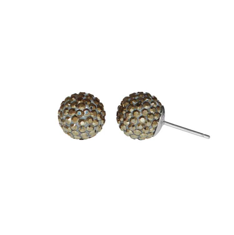 8mm Sparkle Ball Stud Earring