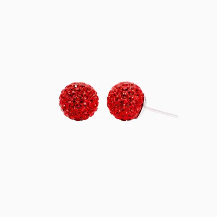10mm Sparkle Ball Stud Earring