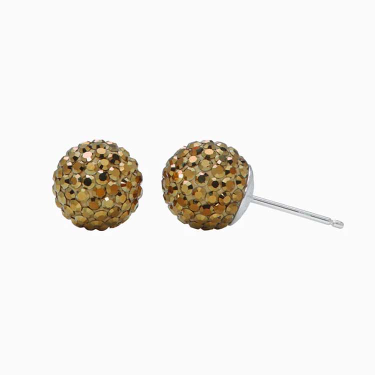 10mm Sparkle Ball Stud Earring