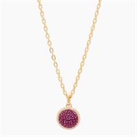 Sparkle Halo Pendant Necklace