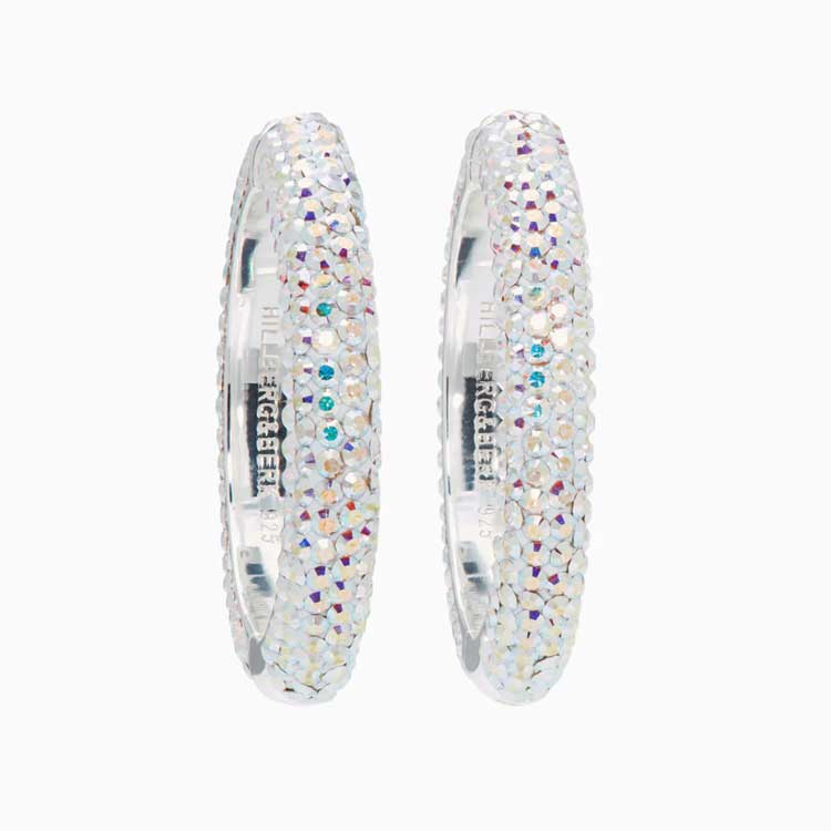 Sparkle Large Hoop Earring