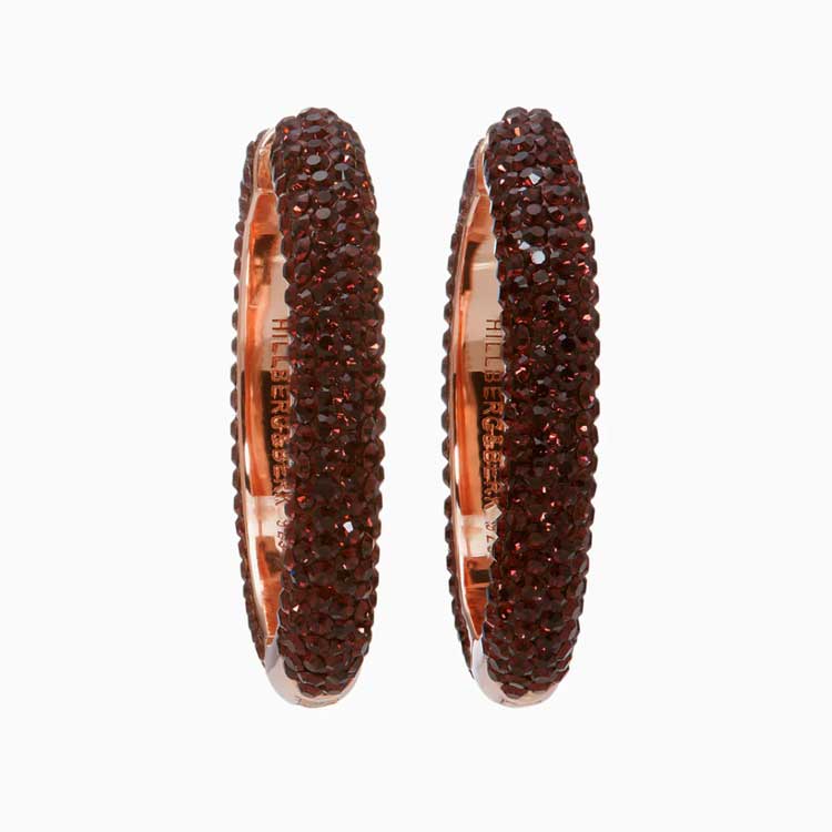 Sparkle Large Hoop Earring