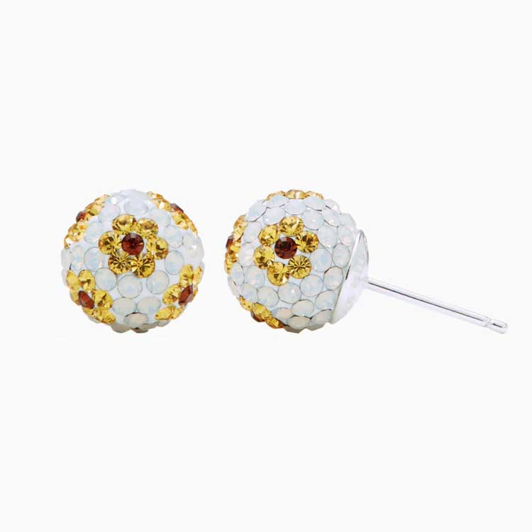 10mm Sparkle Ball Stud Earring