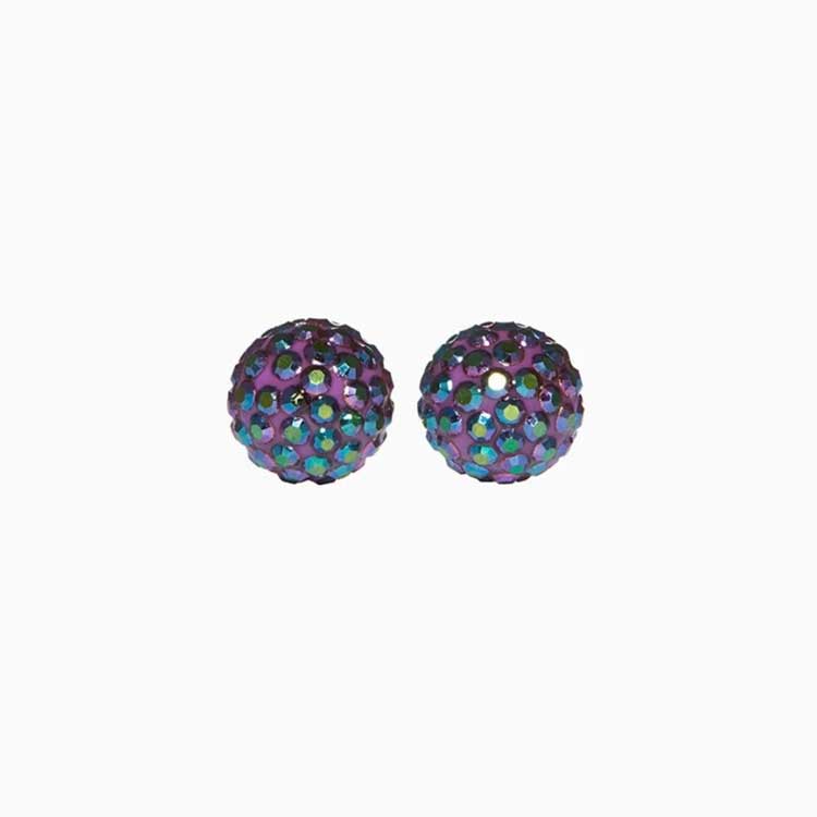 12mm Sparkle Ball Stud Earring