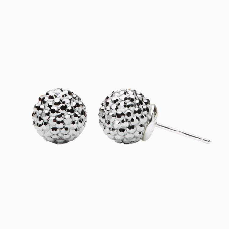 12mm Sparkle Ball Stud Earring