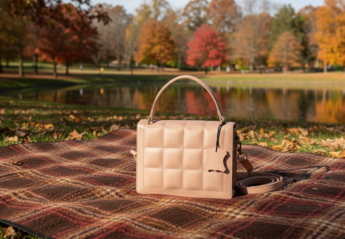 Genuine Leather Ladies Sling / Crossbody Bag - Pink (Bloom)