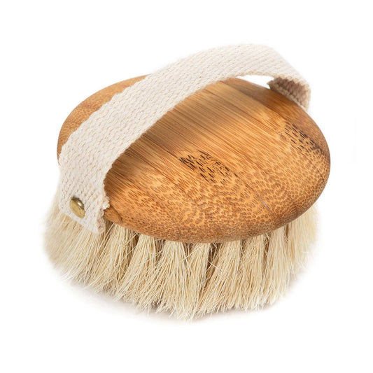 Sisal Round Body Brush with Bamboo Top