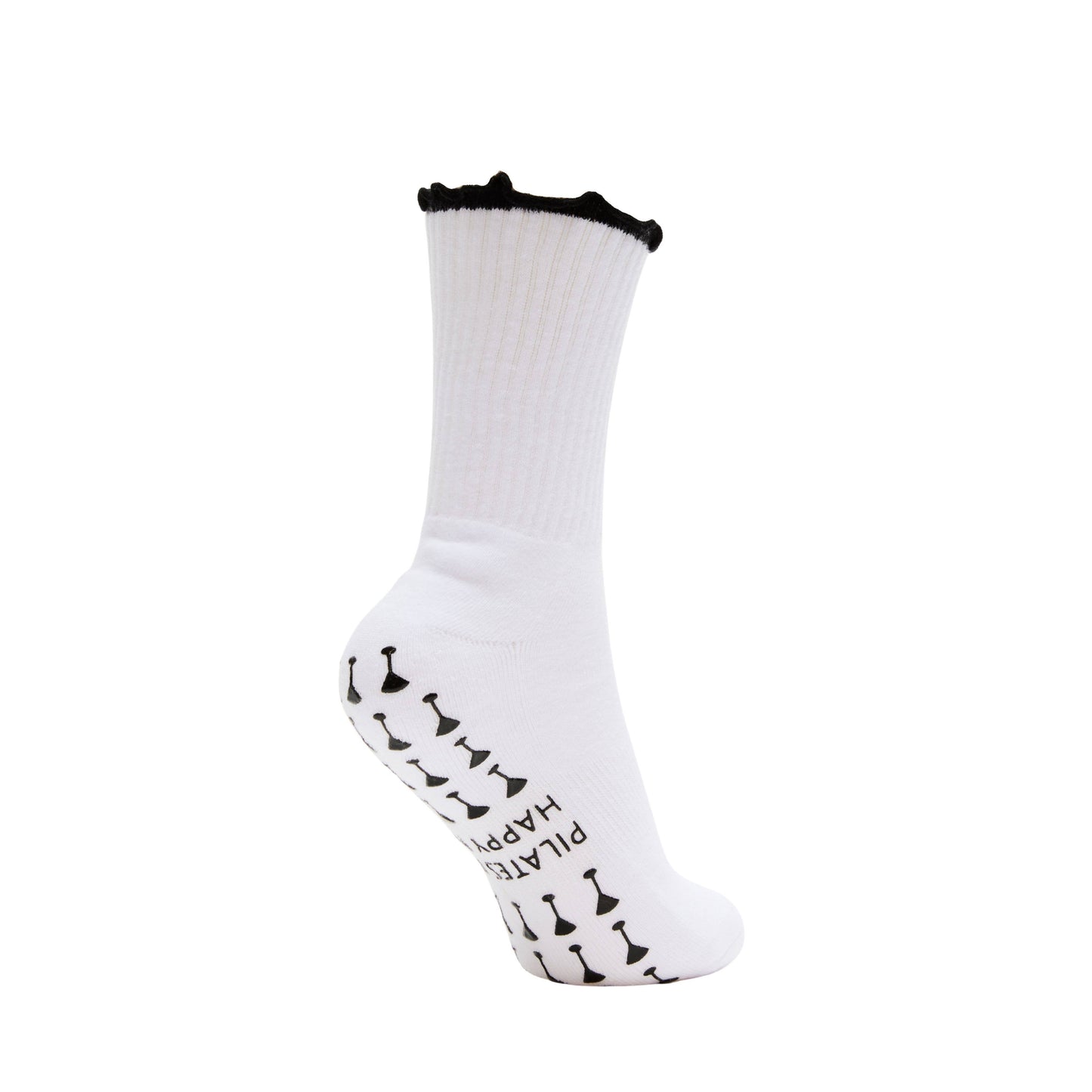 Pilates is my Happy Hour Martini Grip Socks: White / One Size