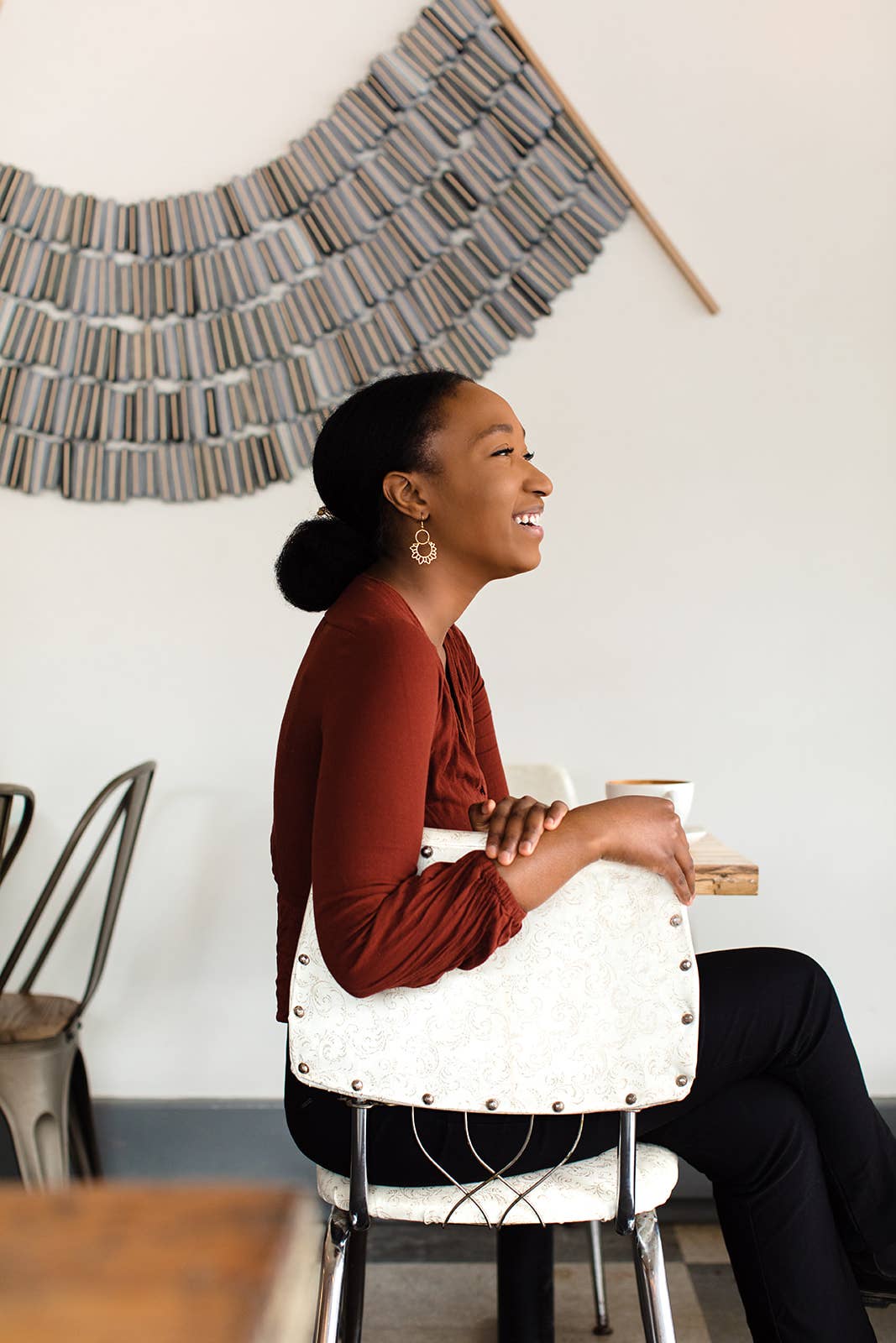Brass Sunflower Earrings: 14k Gold Fill Hooks