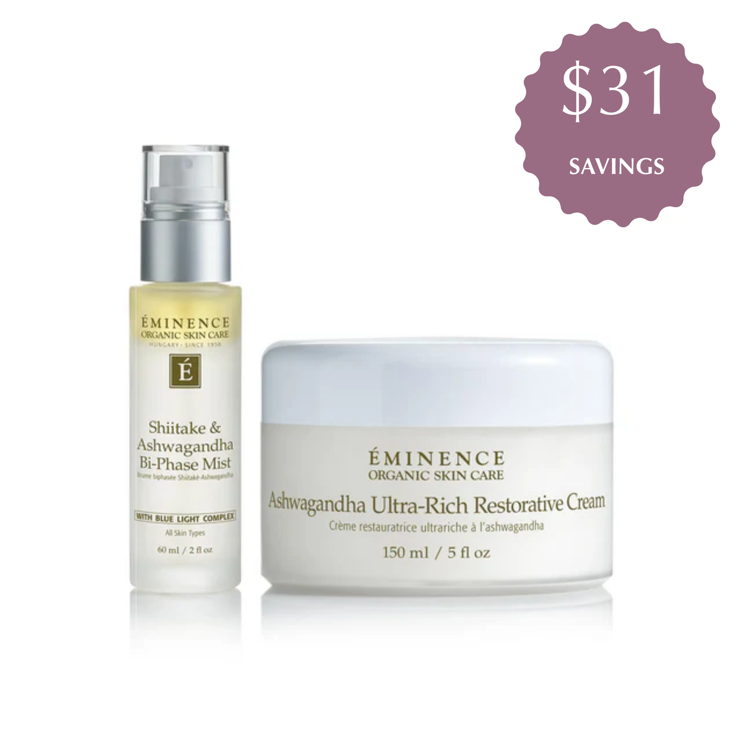 Eminence Organics Pure Forest Hydrate & Restore Duo Bundle