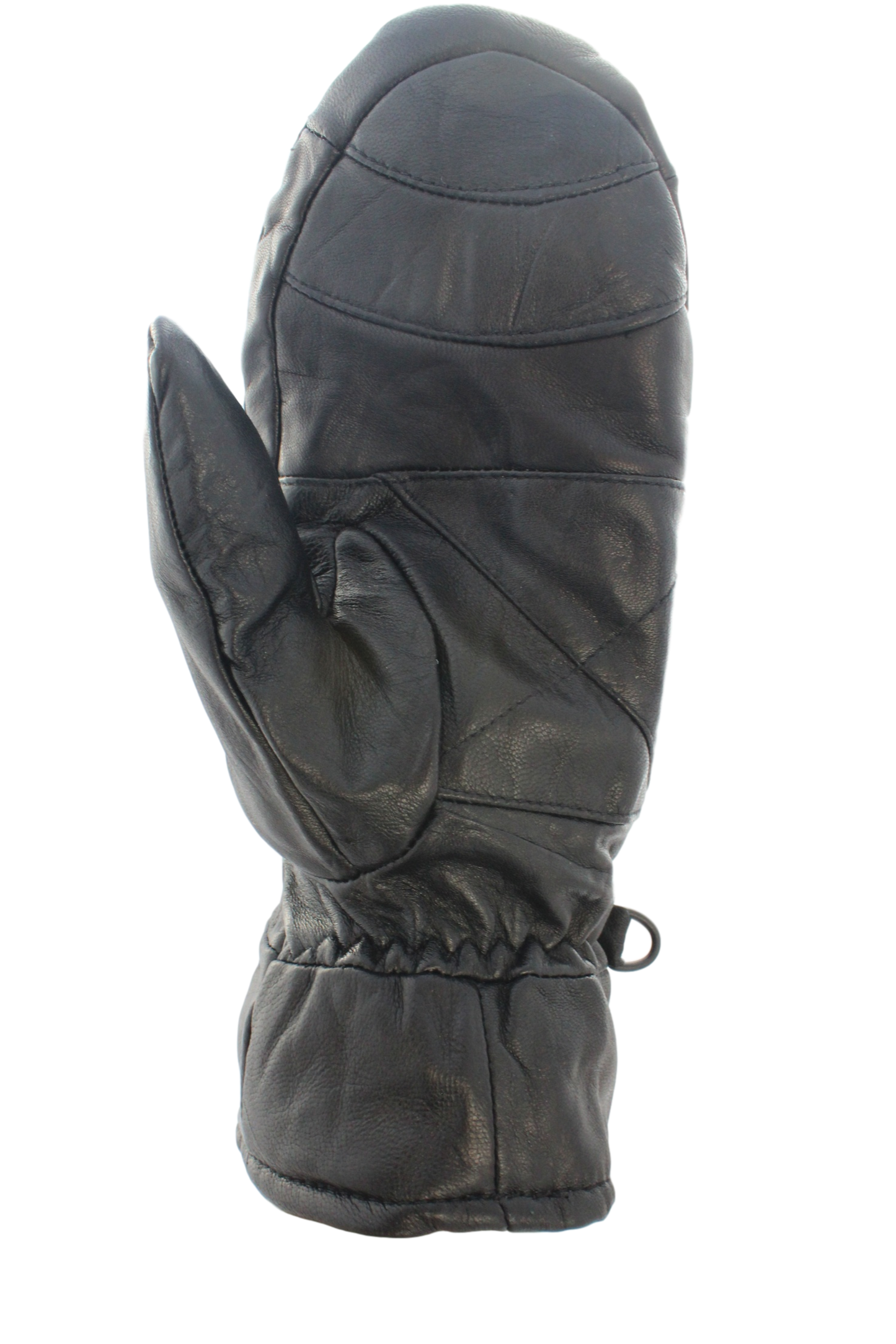 Mens Sheepskin Leather "Glitten": Black / Large