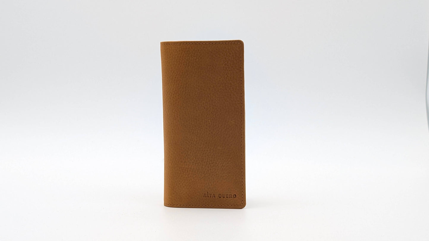 Leather Ladies Wallet Card Holder RFID Protection Tan