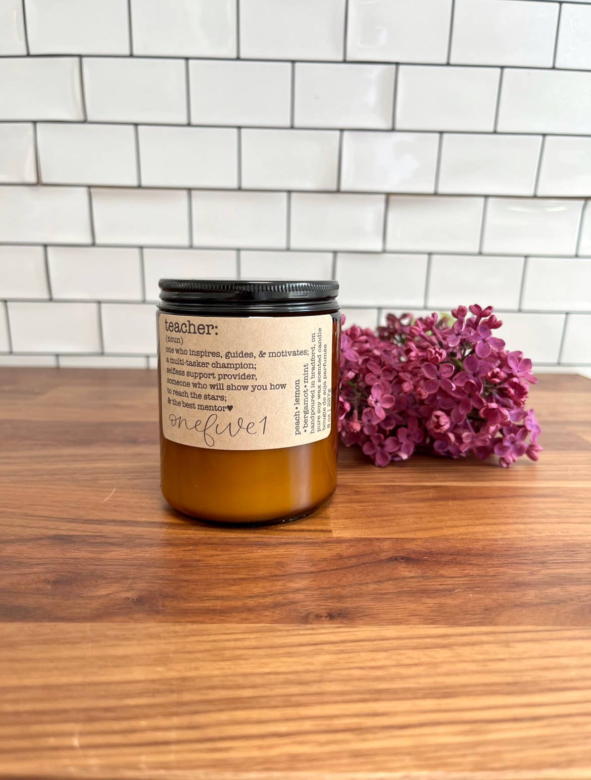 Teacher definition soy candle TEACHER GIFT IDEA