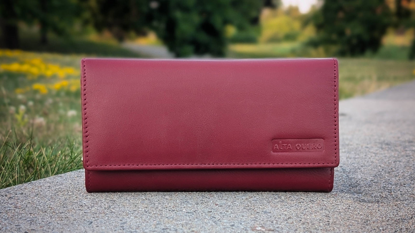Vaya Brodo  Genuine Leather Ladies wallet Card holder RFID Protection