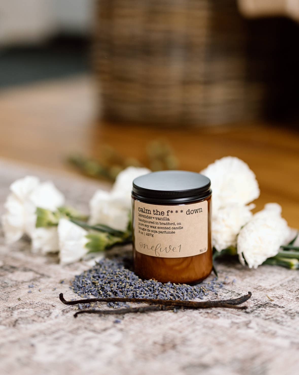 Calm the f*** down soy wax candle - SIGNATURE LINE