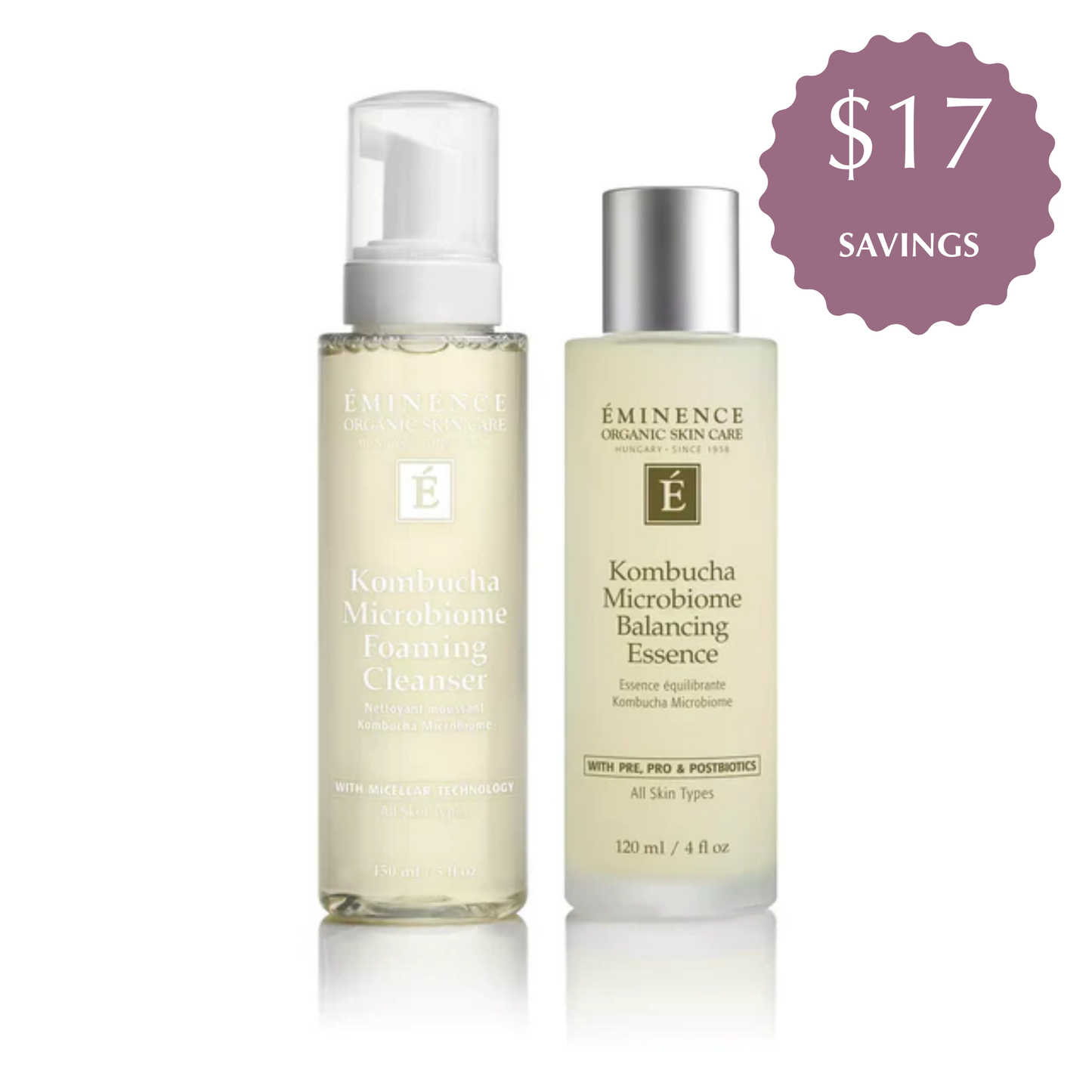 Eminence Organics Kombucha Microbiome Collection Balancing Duo Bundle