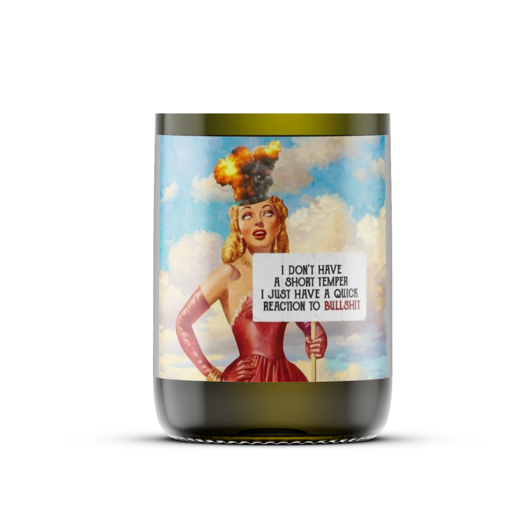 Short Temper; Premium Hand-Poured Vegan Soy Wax Candles: Vanilla Patchouli