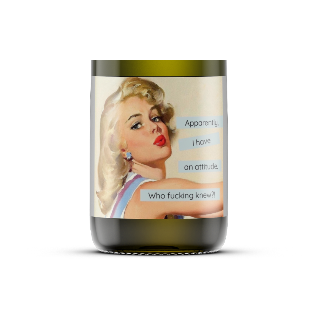 Attitude, Soy Wax Candle, Recycled Wine Bottle: Bergamot Cedarwood