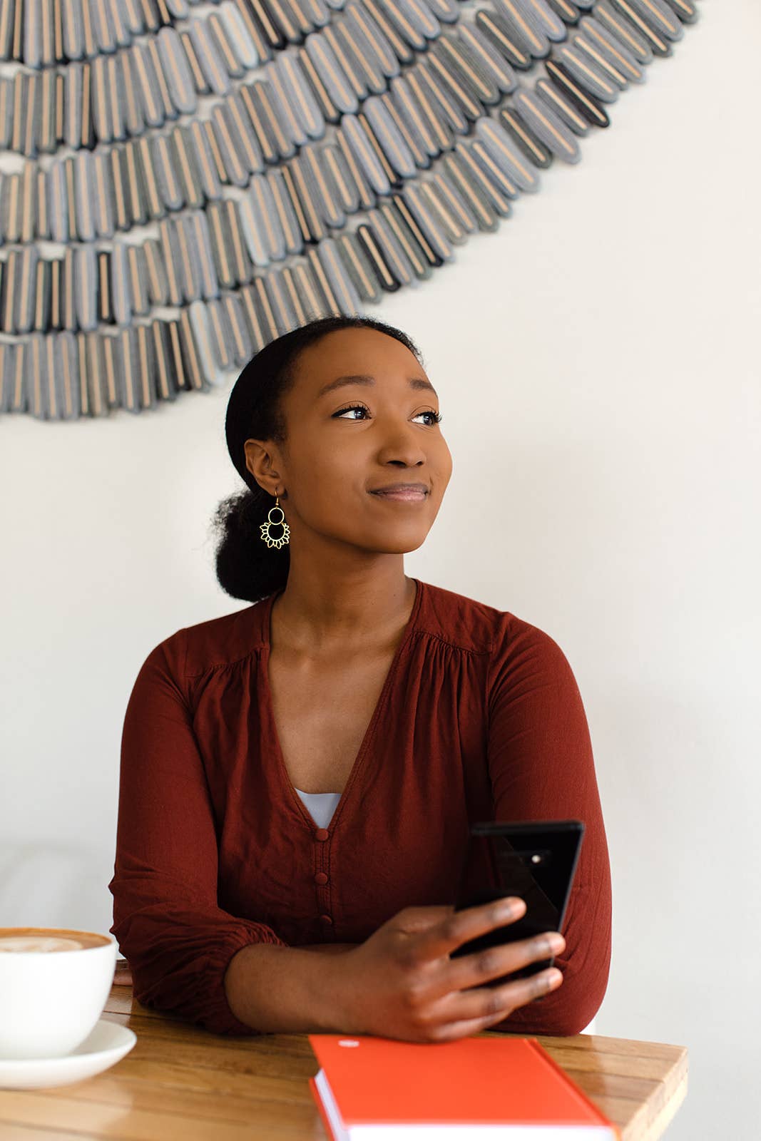 Brass Sunflower Earrings: 14k Gold Fill Hooks