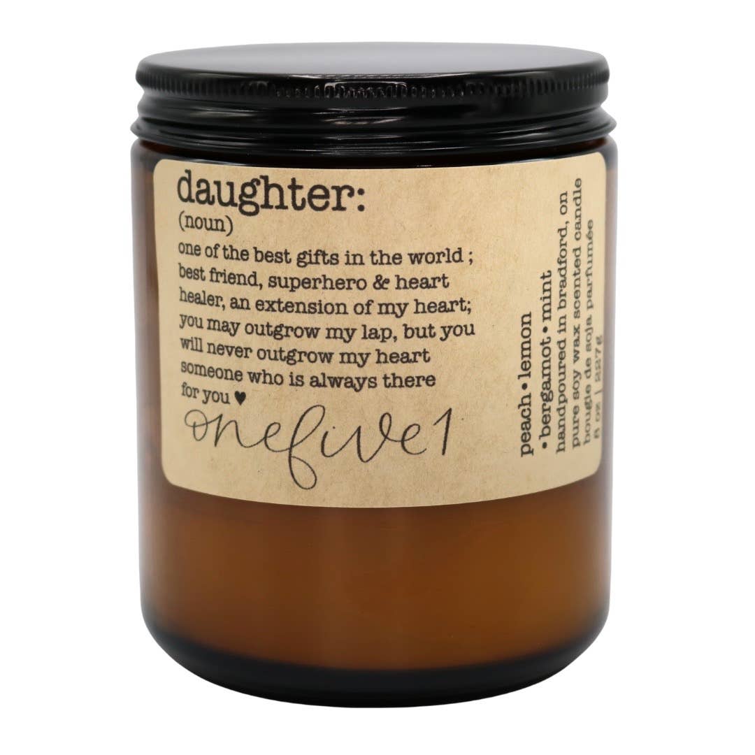 Daughter definition soy candle MOTHERS DAY GIFT IDEA