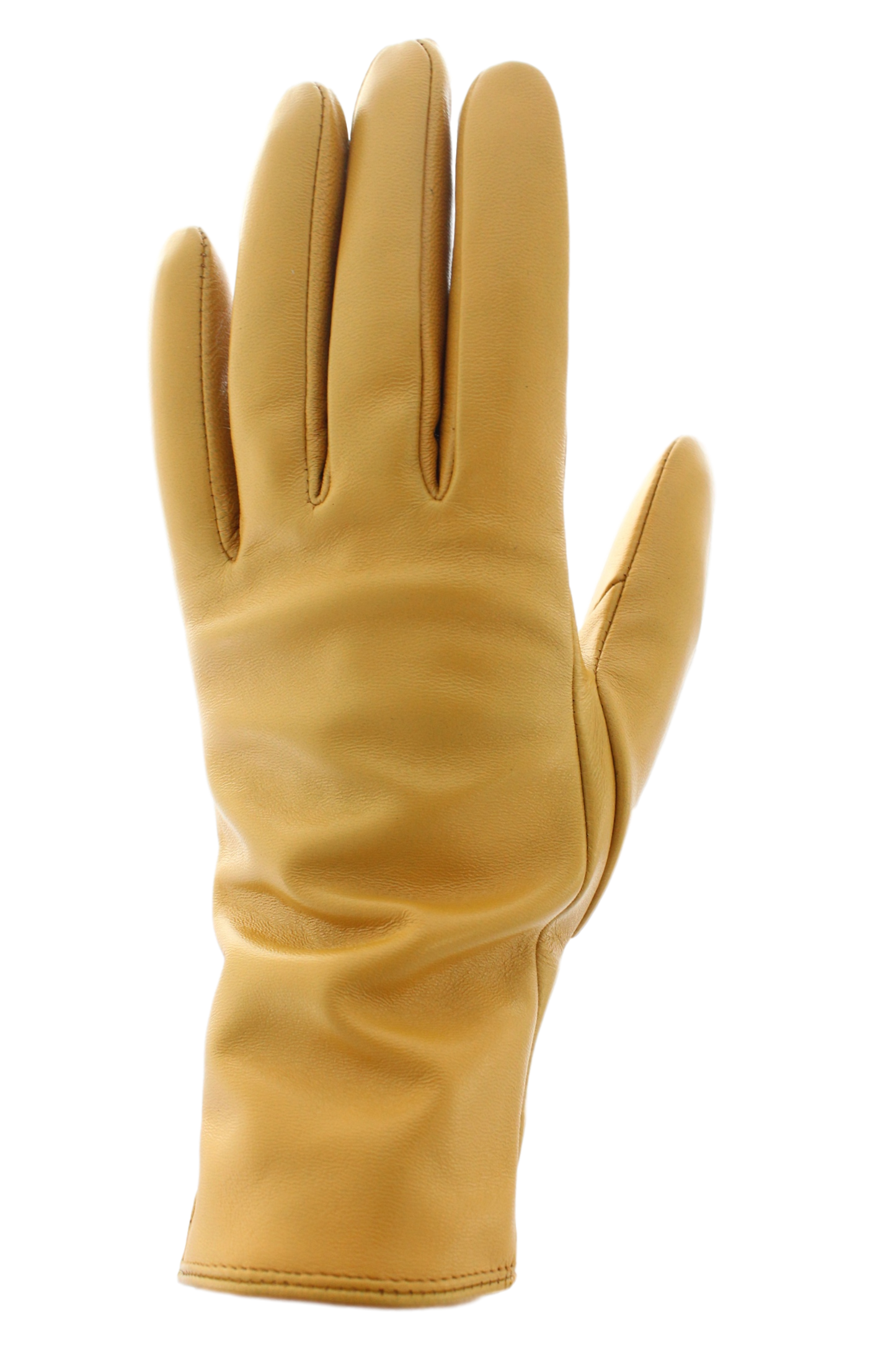 Women's Leather Wool Lined Gloves: Black / Extra Large