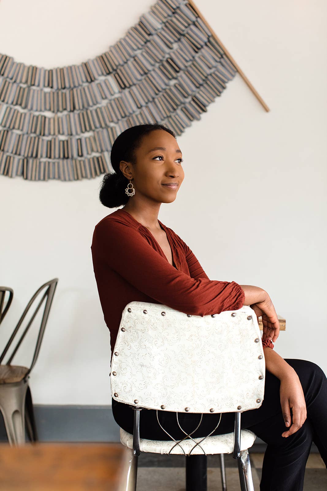 Brass Sunflower Earrings: 14k Gold Fill Hooks