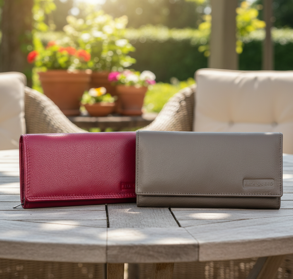 Vaya Brodo  Genuine Leather Ladies wallet Card holder RFID Protection