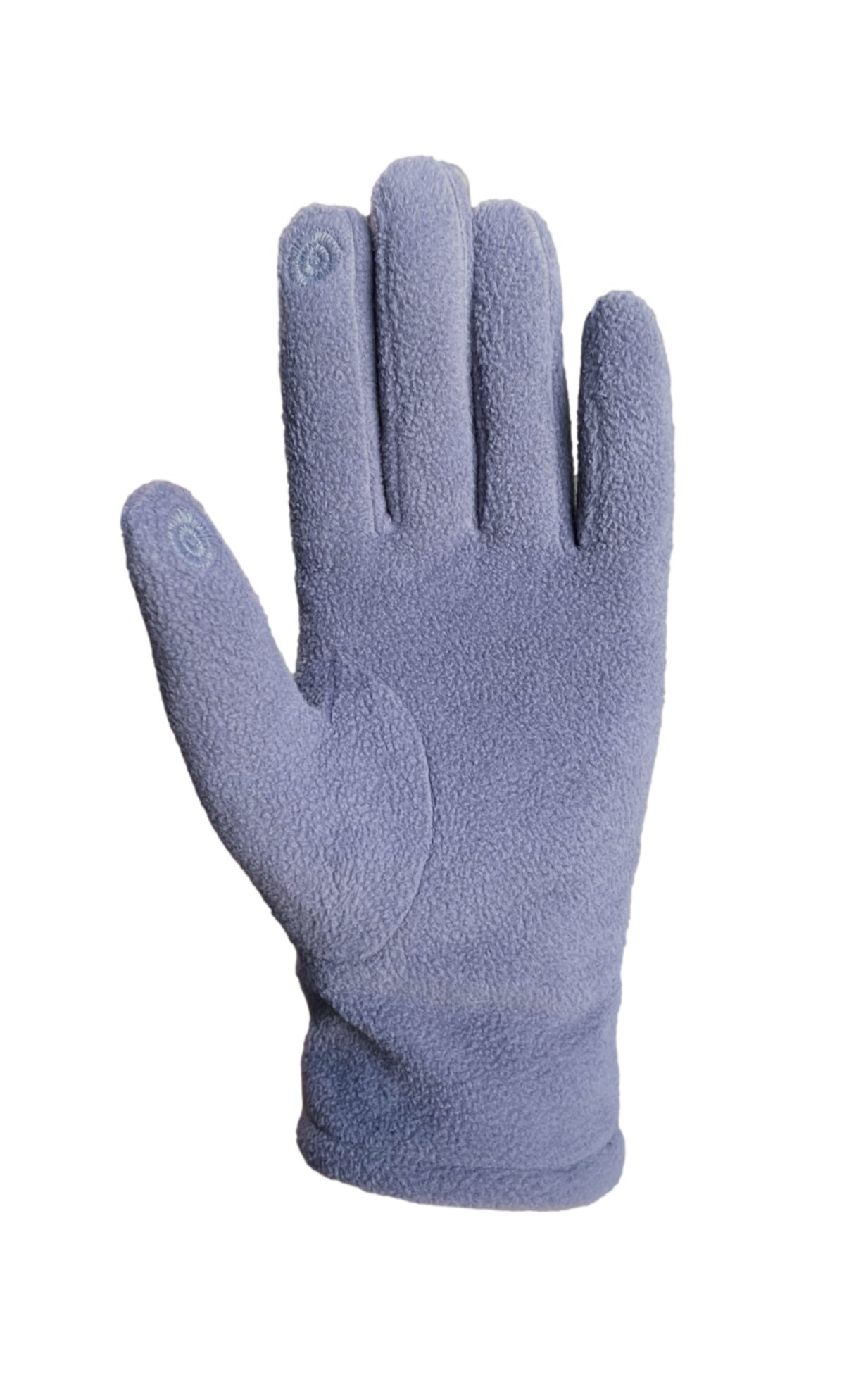 Women's Fleece Gloves Zipper Pocket: Bright Blue / One Size