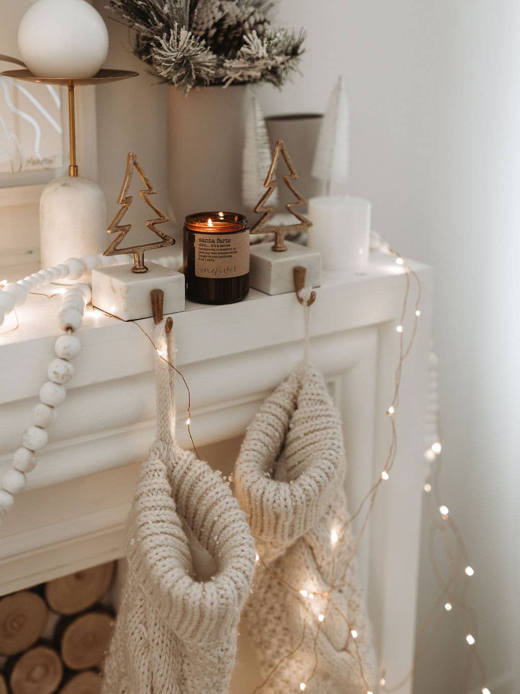 Santa farts- soy wax candle WINTER HOLIDAY