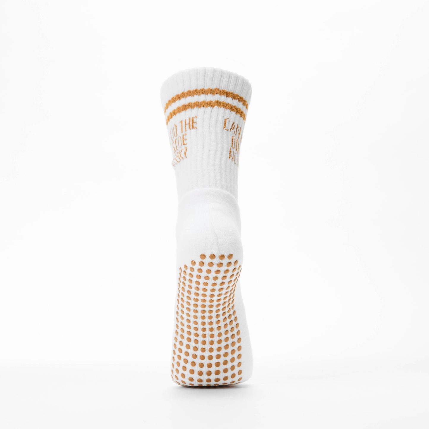 Can We Do The Other Side Next Week? Pilates Grip Socks: White / One Size