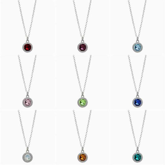 Crystal Birthstone Necklace