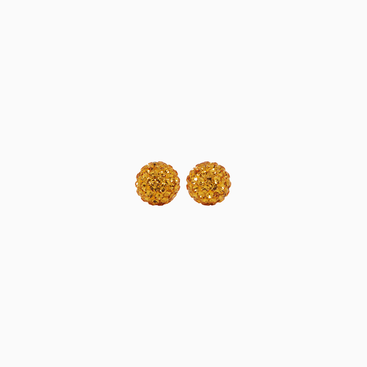 8mm Sparkle Ball Stud Earring