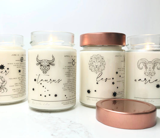 Zodiac Birthday Month Candle Collection, Funny Zodiac Candle